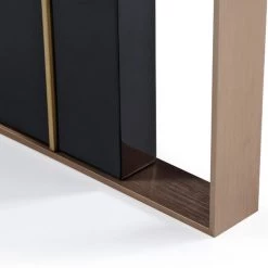 VIG Dining Room Nova Domus Cartier Modern Black & Rosegold Dining Table