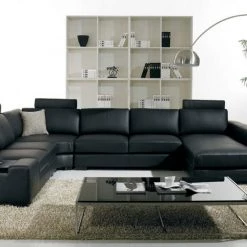 VIG Living Room Divani Casa T35 - Modern Bonded Leather Sectional Sofa