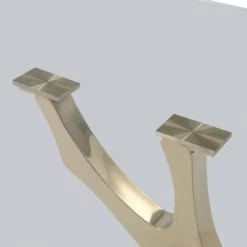 VIG Modrest Legend Modern Glass & Gold Dining Table Dining Room