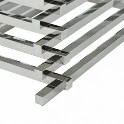 VIG Dining Room Modrest Crawford Modern Rectangular Glass Dining Table