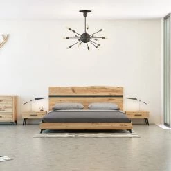 VIG Nova Domus Alan Modern Drift Oak Bed