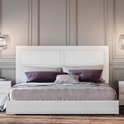 VIG Modrest Nicla Italian Modern White Bed