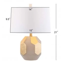 Safavieh Romy Alabaster Table Lamp Home Decor