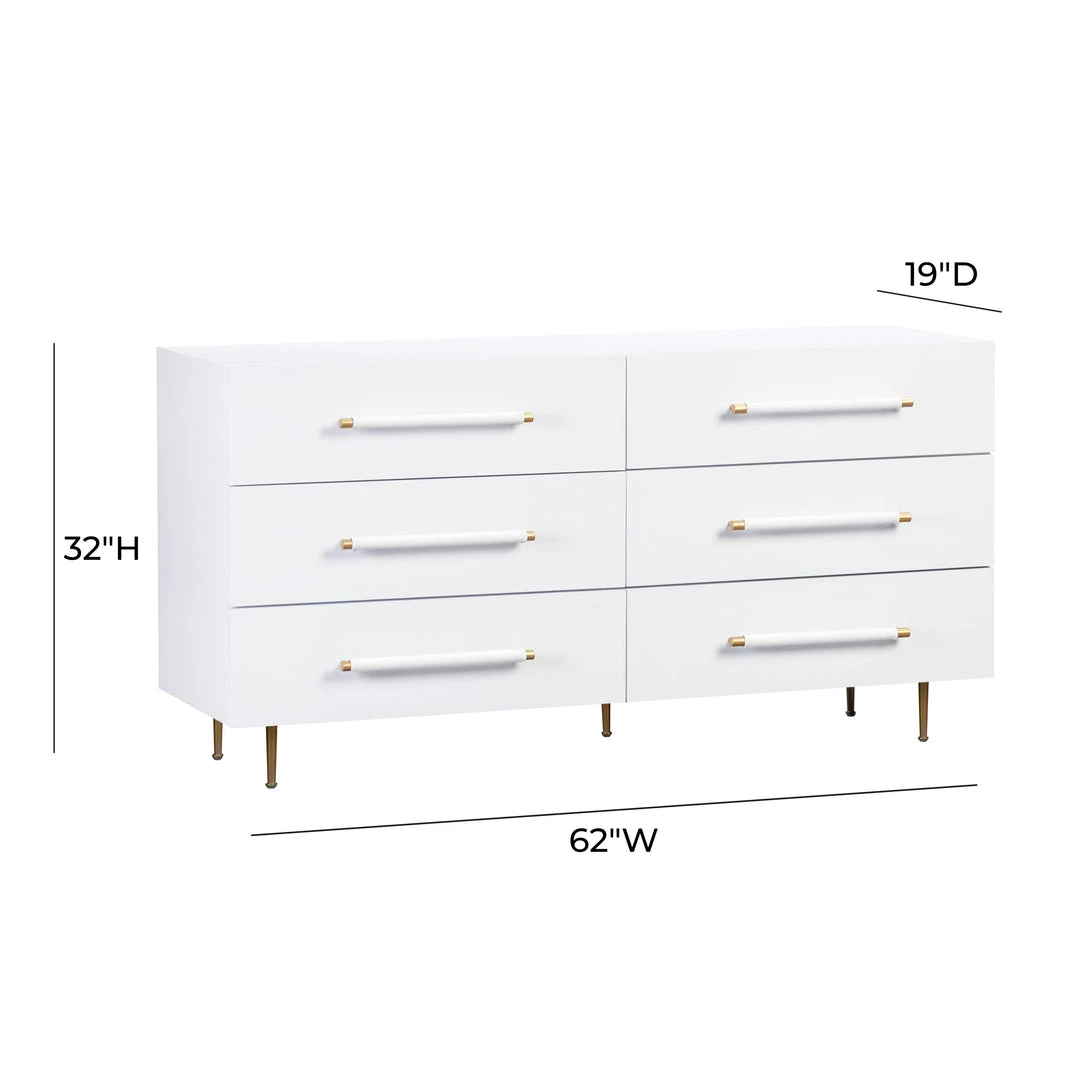 TOV Trident 6 Drawer Dresser Bedroom