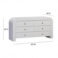 TOV Bedroom Hump 6 Drawer Dresser