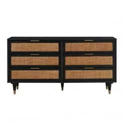 TOV Bedroom Sierra Noir 6 Drawer Dresser