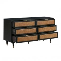 TOV Bedroom Sierra Noir 6 Drawer Dresser