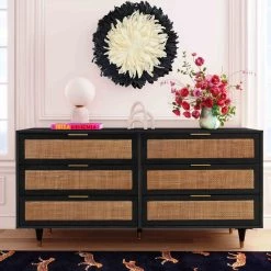 TOV Bedroom Sierra Noir 6 Drawer Dresser