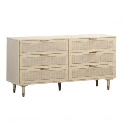 TOV Sierra Buttermilk 6 Drawer Dresser Bedroom