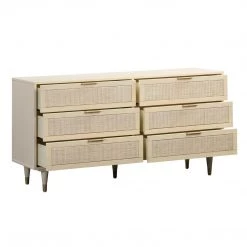 TOV Sierra Buttermilk 6 Drawer Dresser Bedroom