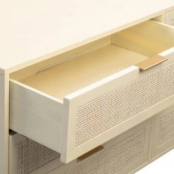 TOV Sierra Buttermilk 6 Drawer Dresser Bedroom