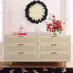 TOV Sierra Buttermilk 6 Drawer Dresser Bedroom