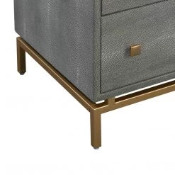 TOV Bedroom Pesce Shagreen 6 Drawer Dresser