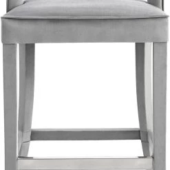 TOV Dining Room Tiffany Velvet Counter Stool