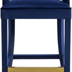 TOV Dining Room Tiffany Velvet Counter Stool