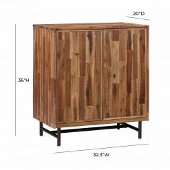 TOV Bushwick Wooden Bar Cabinet