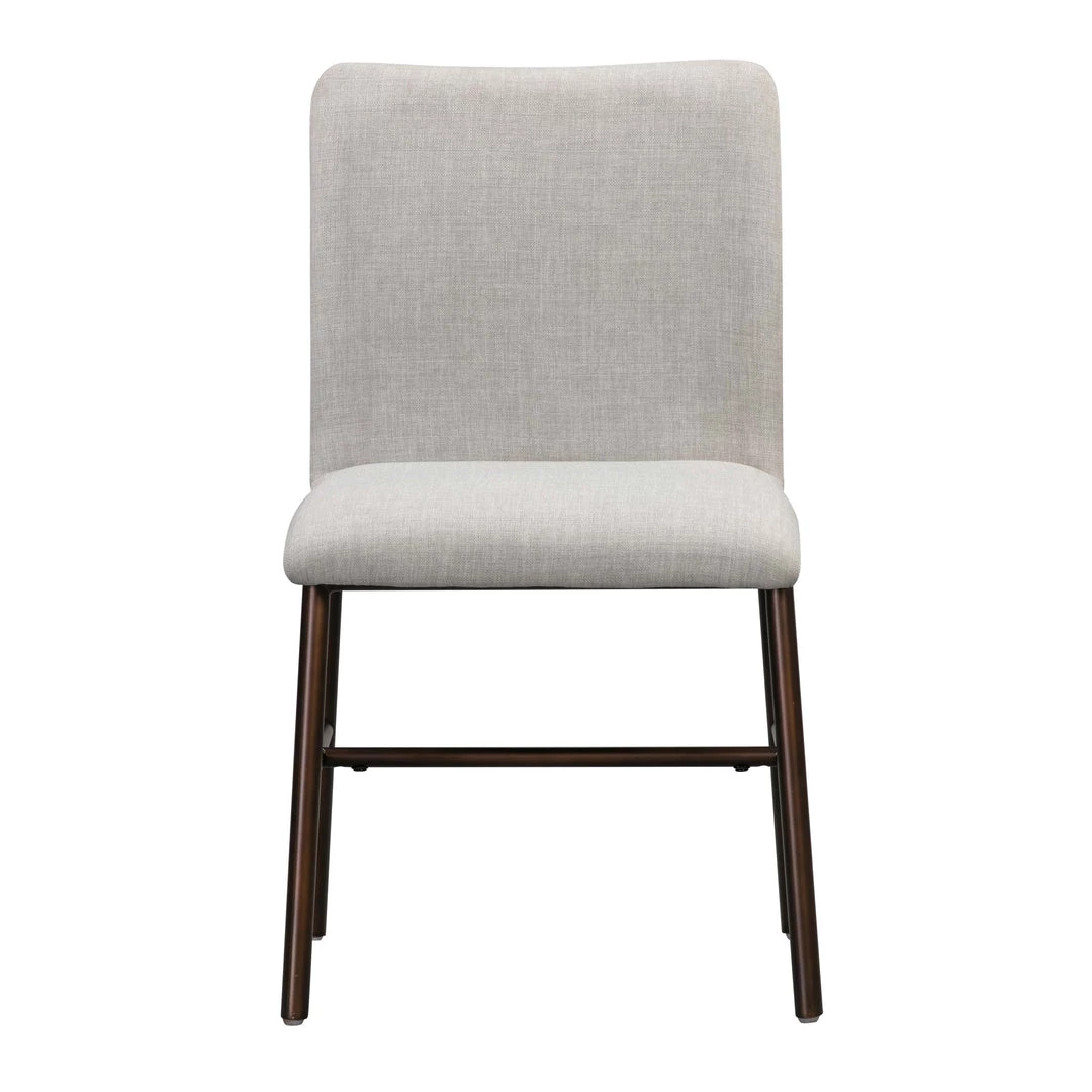 TOV Dining Room Bushwick Taupe Upholstered Dining Chair (Set Of 2)