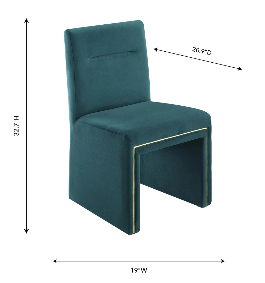 TOV Jaffa Performance Velvet Dining Chair