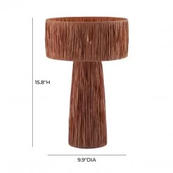 TOV Shelby Rafia Table Lamp