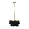 TOV Home Decor Krish Black Beaded Pendant