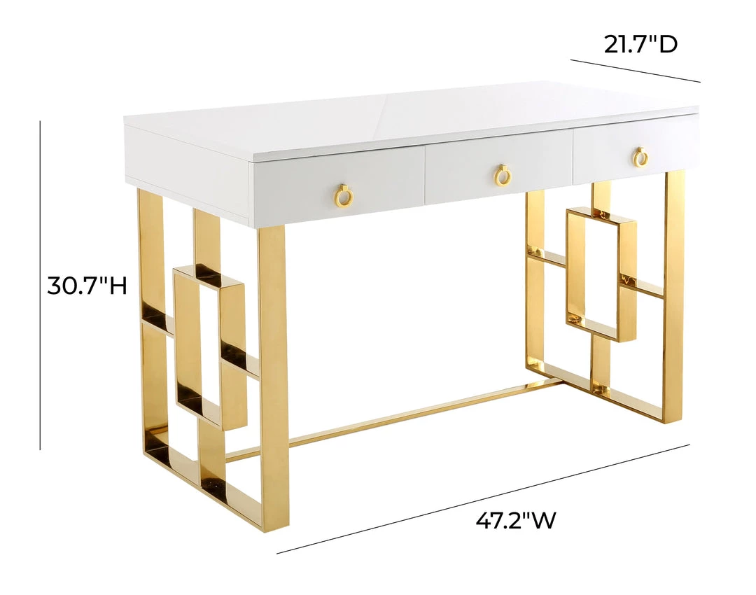 TOV Audrey Lacquer Desk