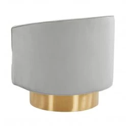 TOV Living Room Stella Velvet Swivel Chair