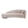 TOV Carla Blush Velvet Sofa Living Room