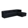 TOV Callie Velvet Sectional - RAF Living Room