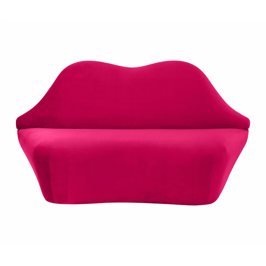 TOV Sofa & Loveseat Lips Velvet Settee