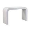TOV Living Room Hump White Console Table