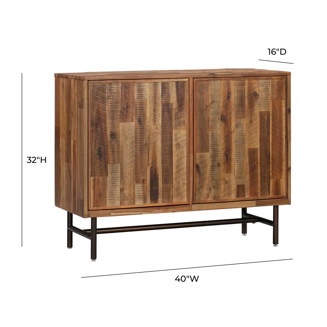 TOV Living Room Bushwick Wooden Accent Cabinet