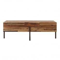 TOV Bushwick Wooden Coffee Table Living Room