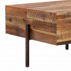 TOV Bushwick Wooden Coffee Table Living Room