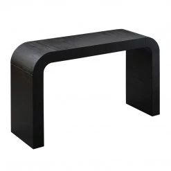 TOV Living Room Hump Black Console Table