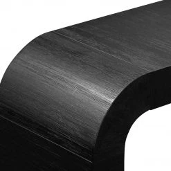 TOV Living Room Hump Black Console Table