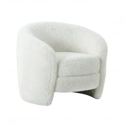 TOV Dakota Faux Shearling Armchair