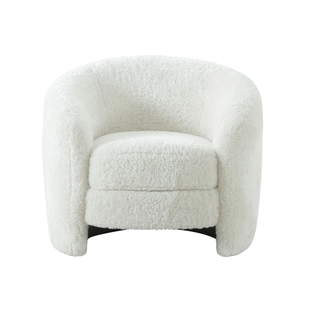 TOV Dakota Faux Shearling Armchair