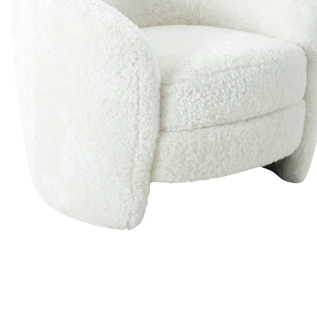 TOV Dakota Faux Shearling Armchair