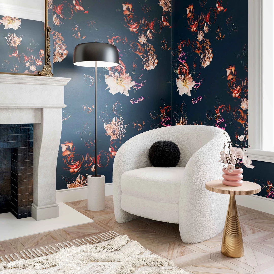 TOV Dakota Faux Shearling Armchair