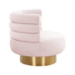TOV Naomi Velvet Swivel Chair