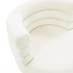 TOV Naomi Velvet Swivel Chair