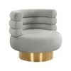 TOV Naomi Velvet Swivel Chair
