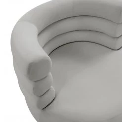 TOV Naomi Velvet Swivel Chair