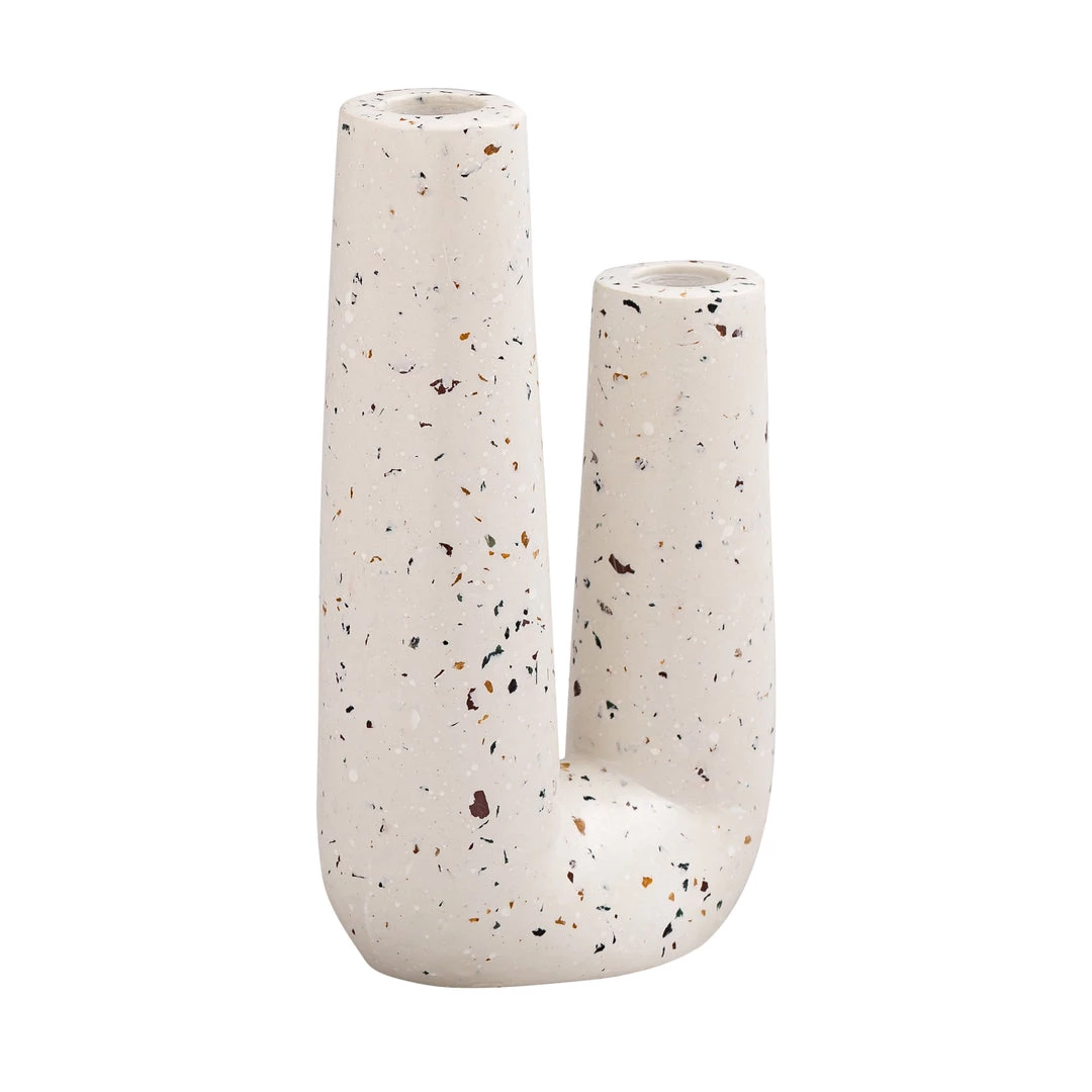 TOV Terrazzo Novelty Tube Vase Home Decor