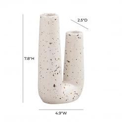 TOV Terrazzo Novelty Tube Vase Home Decor