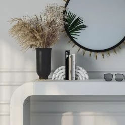 TOV Grey Marble Bookends (Set Of 2)