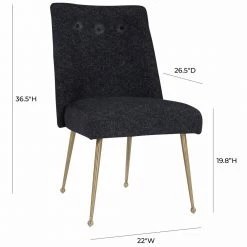 TOV Batik Velvet Dining Chair