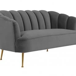 TOV Living Room Daisy Velvet Settee