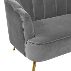 TOV Living Room Daisy Velvet Settee