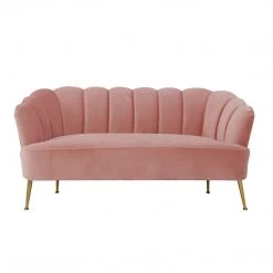 TOV Living Room Daisy Velvet Settee